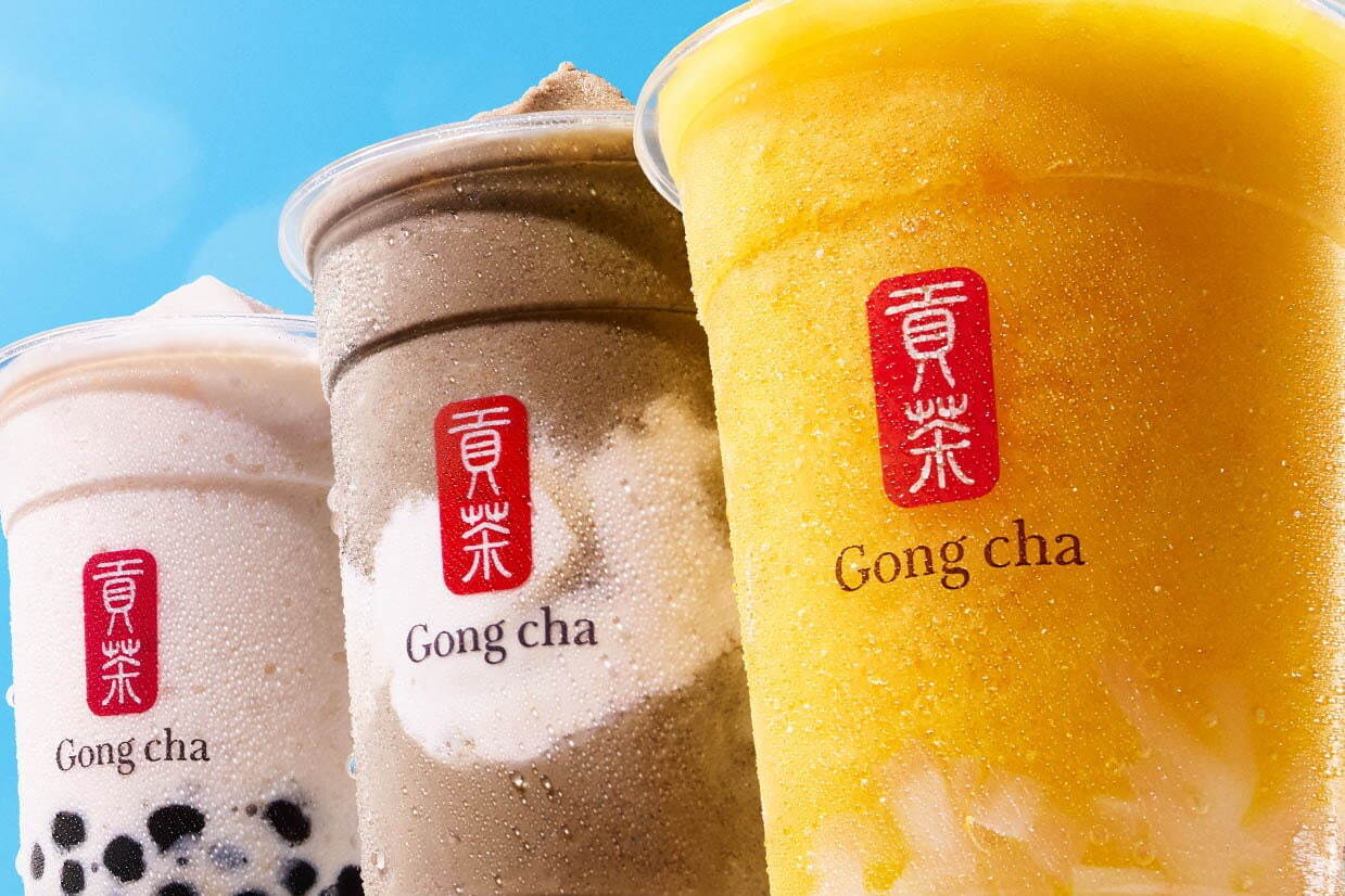 ゴンチャの夏ドリンク「フローズンティー」マンゴー阿里山・鉄観音・烏龍の3種が新レギュラーに