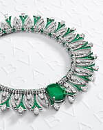 ブルガリ新作ハイジュエリー“エメラルド”のレース風ネックレス、ピンクスピネルを抱くセルペンティも｜写真10