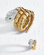 ブルガリ新作ハイジュエリー“エメラルド”のレース風ネックレス、ピンクスピネルを抱くセルペンティも｜写真3