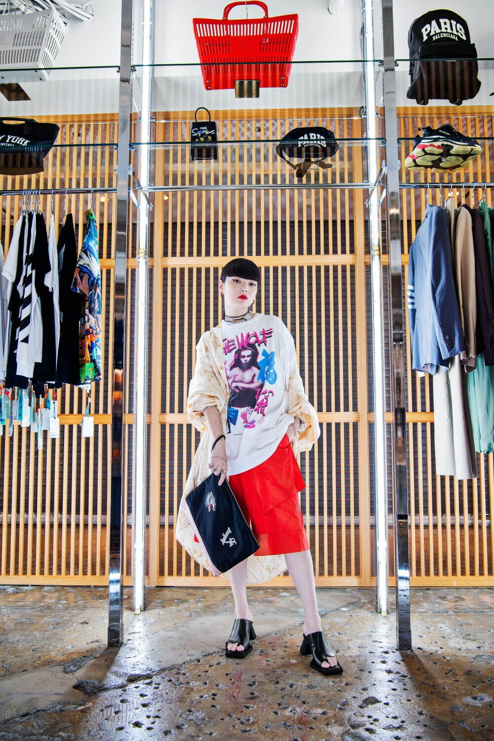 ケイタ マルヤマ × 千代の富士、浴衣パッチワークシャツ＆Tシャツなどユニセックスコラボウェア｜写真3