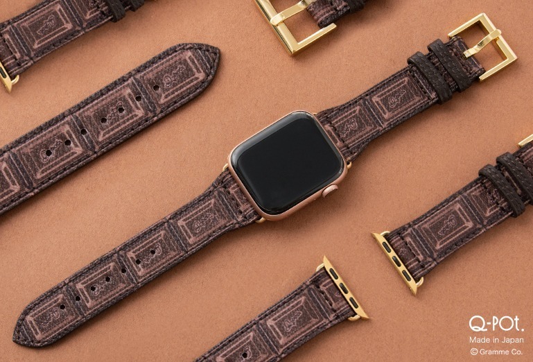 Q-pot.からApple Watch用バンドがデビュー、“板チョコ”モチーフのレザー仕様 ファッションプレス アップルウォッチ用バンド