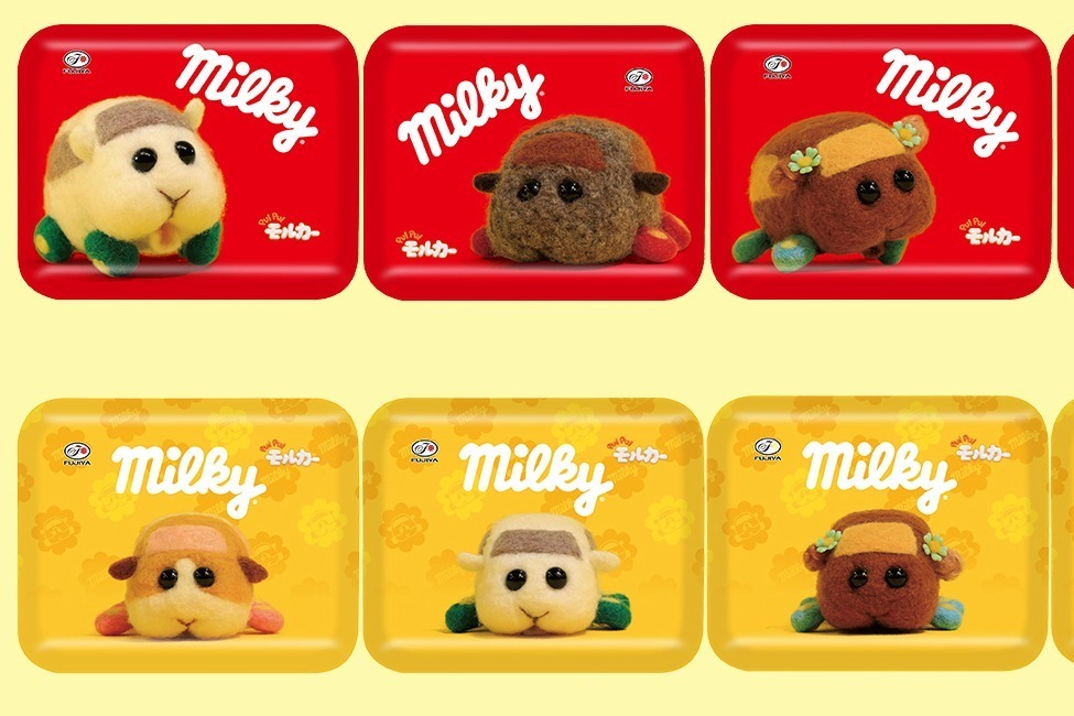 PUI PUI モルカー｜モルカー×不二家のキャンディ「ミルキー」、ポテトやテディ主役のコラボ"ミルキー缶”発売