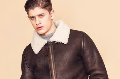 A.P.C. Louis W. コラボ　レザージャケット　革ジャン　アーペーセー レザージャケット 直送手配
