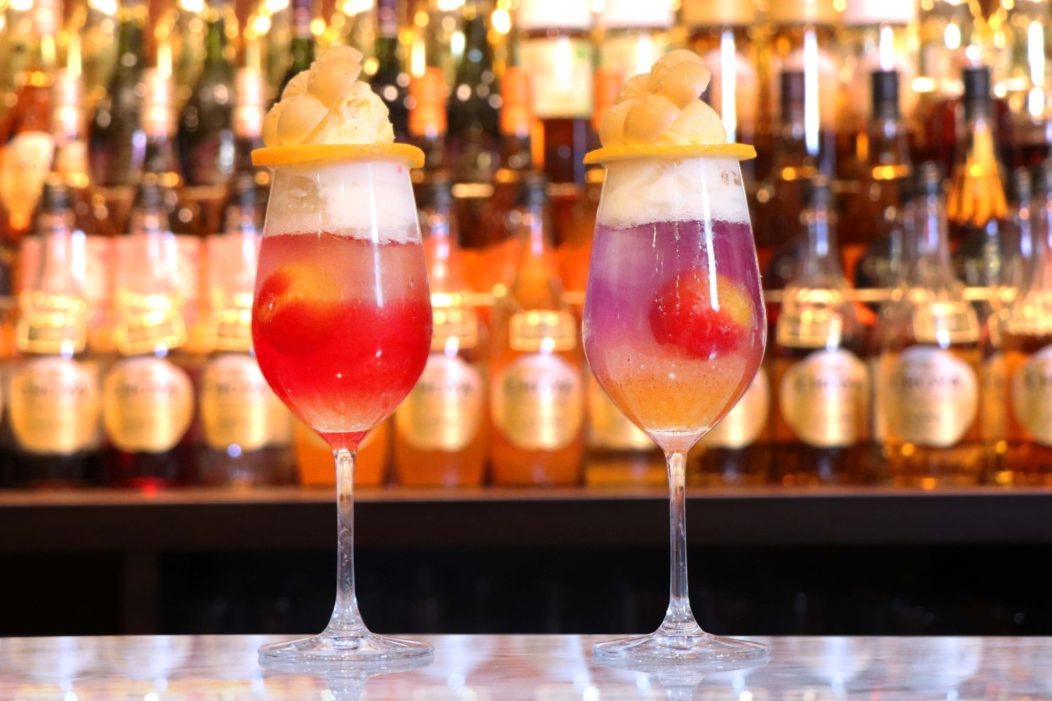カジュアルレストラン｜梅酒カクテル専門店・ザ チョーヤ ギンザバー“夏空デザートカクテル付”梅酒飲み放題アフタヌーンティー