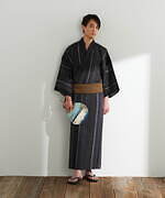 伊勢丹新宿店の22年夏ゆかた、金粉が輝く“鶴モチーフ”浴衣やステンドグラス風あじさい柄｜写真3