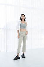 コラム ダンスキン“大人カワイイ”アクティブウェア、街着にもOK“透け感”トップス＆スリットパンツ｜写真8