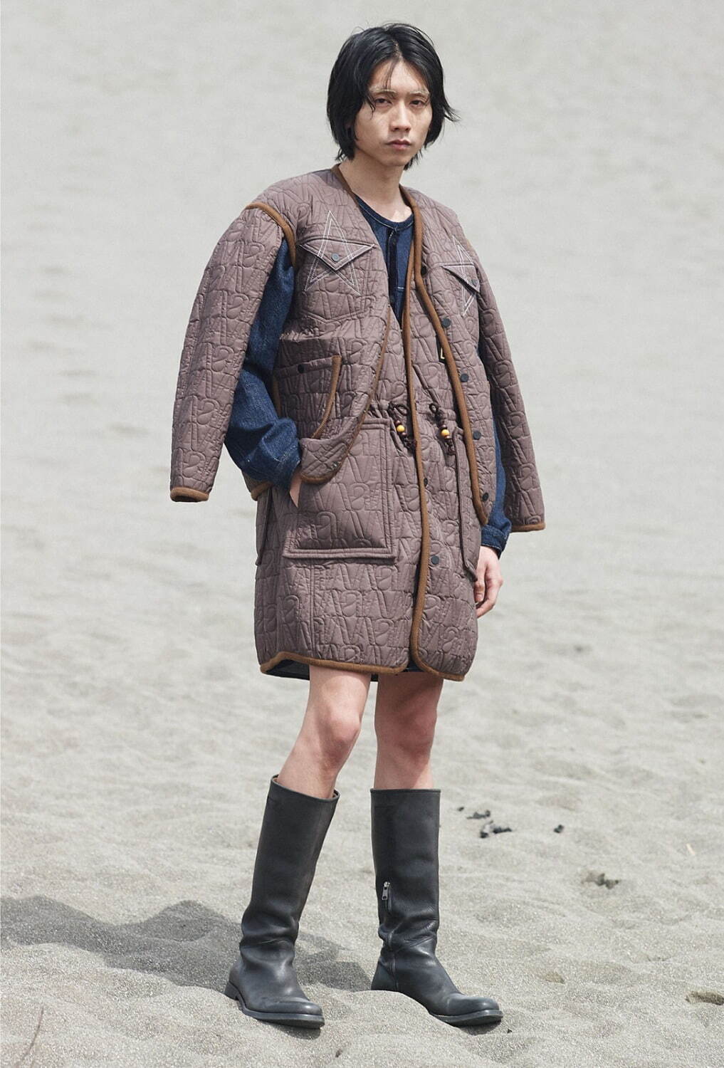 メゾンオルタナティブ 2022-23年秋冬｜male スタンド/ノーカラーコート