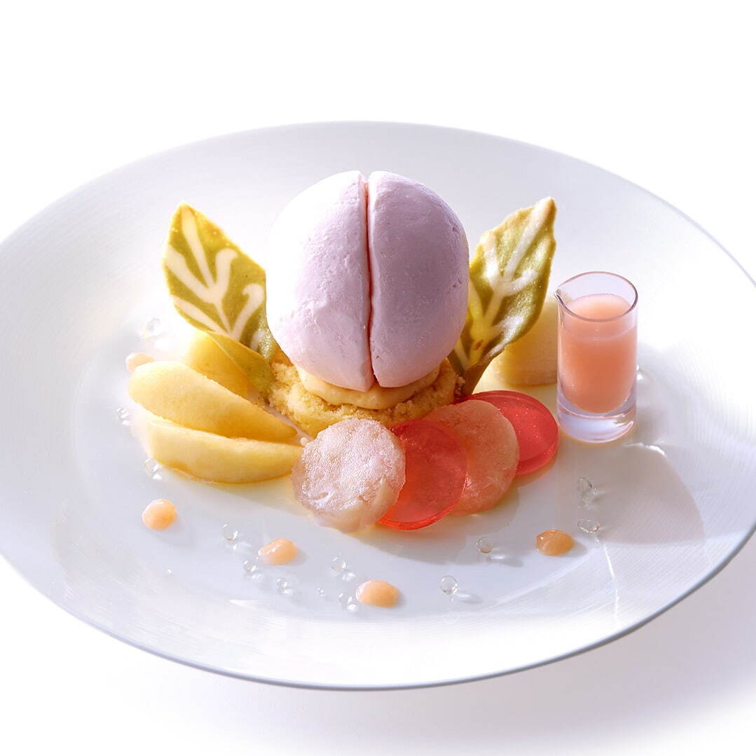 桃のプレートデザート 1,870円