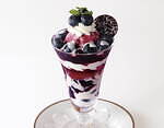 資生堂パーラー サロン・ド・カフェ ラゾーナ川崎店の夏パフェ、旬のブルーベリーやさくらんぼを主役に｜写真2