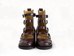 ジェーンマープル＊フォーストラップシューズ＊4連　茶　S 4-Strap Shoes (2020) by Jane Marple