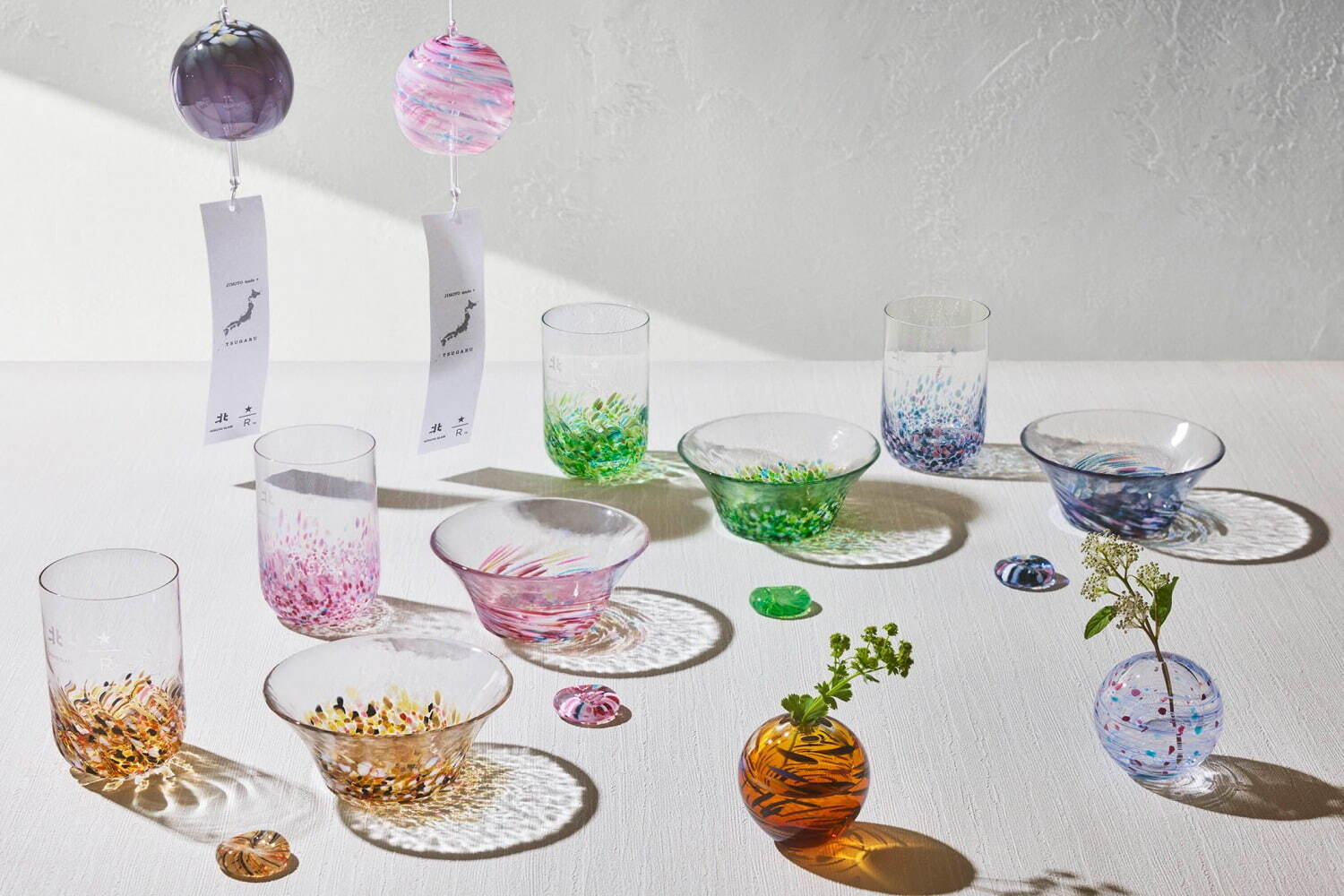 スターバックス リザーブ ロースタリー 東京、津軽びいどろの氷皿や風鈴など“地元シリーズ”新作グッズ