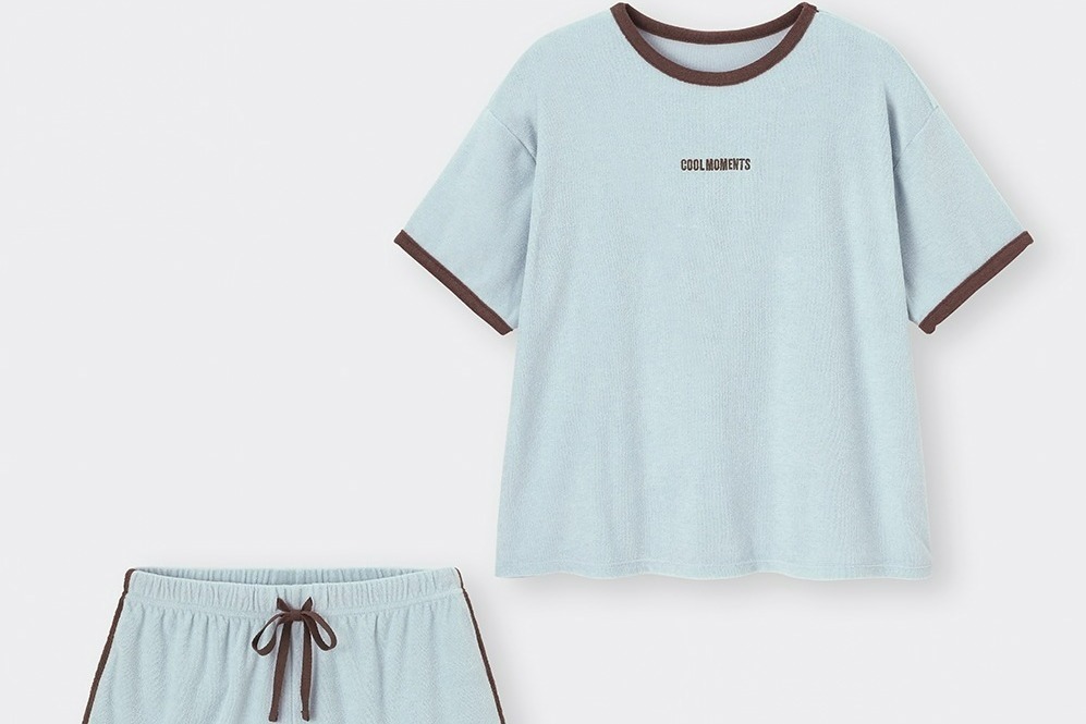 GU“ひんやり”接触冷感ルームウェア、アイスクリーム風カラーの 