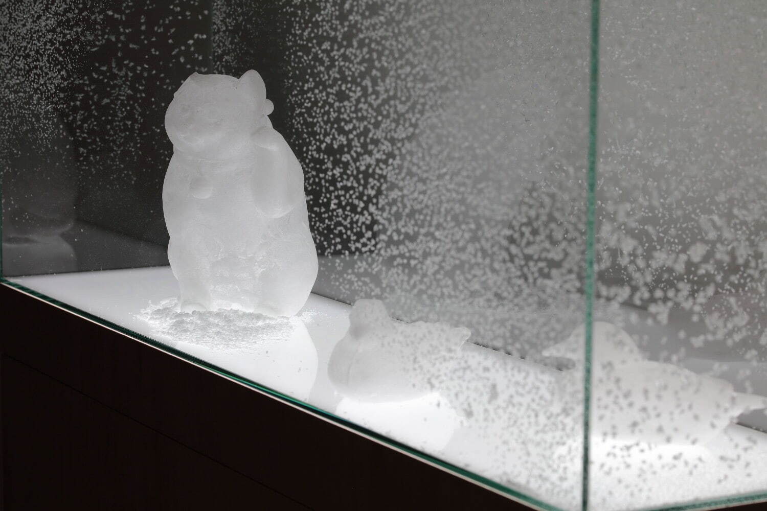 展示風景:宮永愛子展「くぼみに眠る海」ミヅマアートギャラリー、東京、2022年 撮影:宮島径