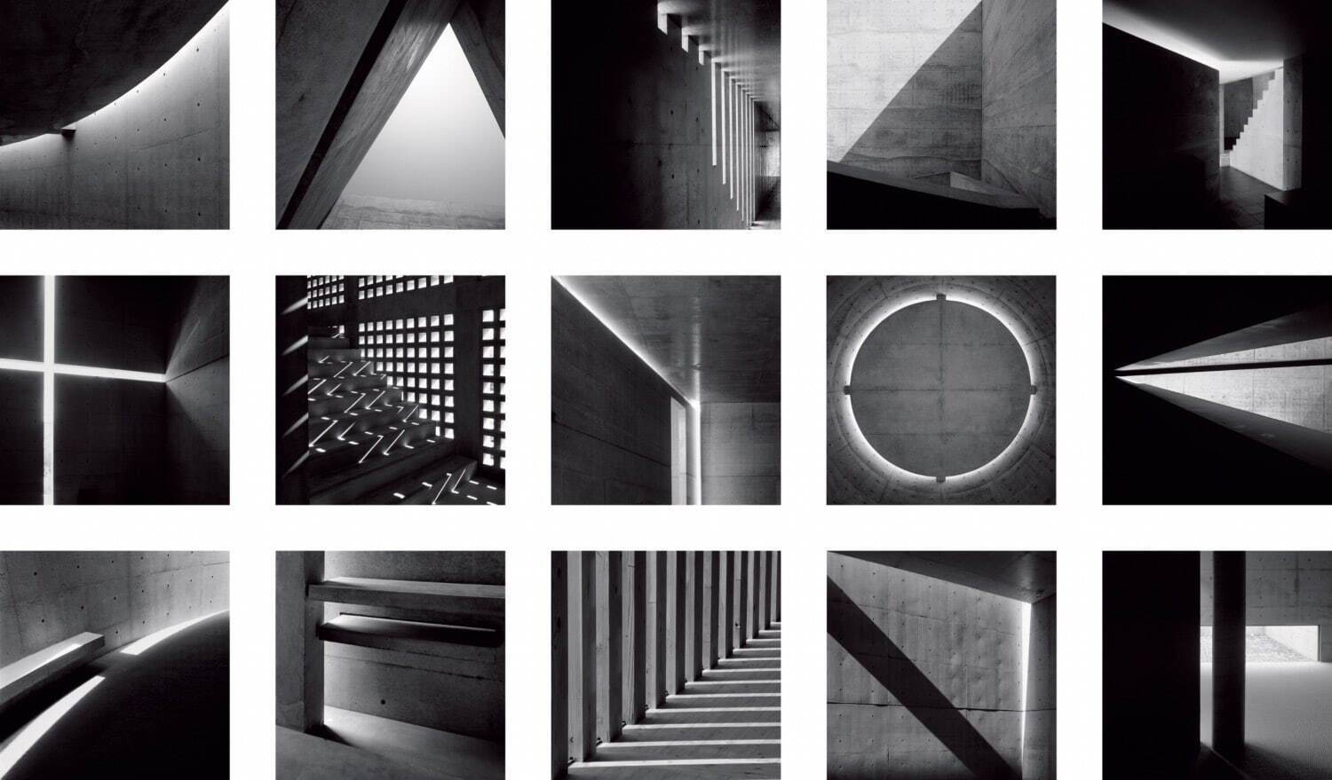 Tadao Ando, <i width="1500" height="879">ANDO BOX VI</i>, 2019, Set of 15 platinum palladium prints, Each of 50.8×50.8cm