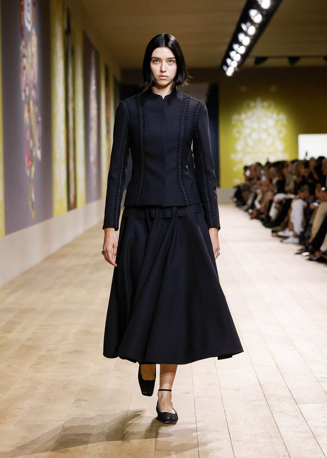 【DIOR】セール！23AW しわ加工 クチュールドレス DIOR】セール！23AW しわ加工 クチュールドレス (Dior