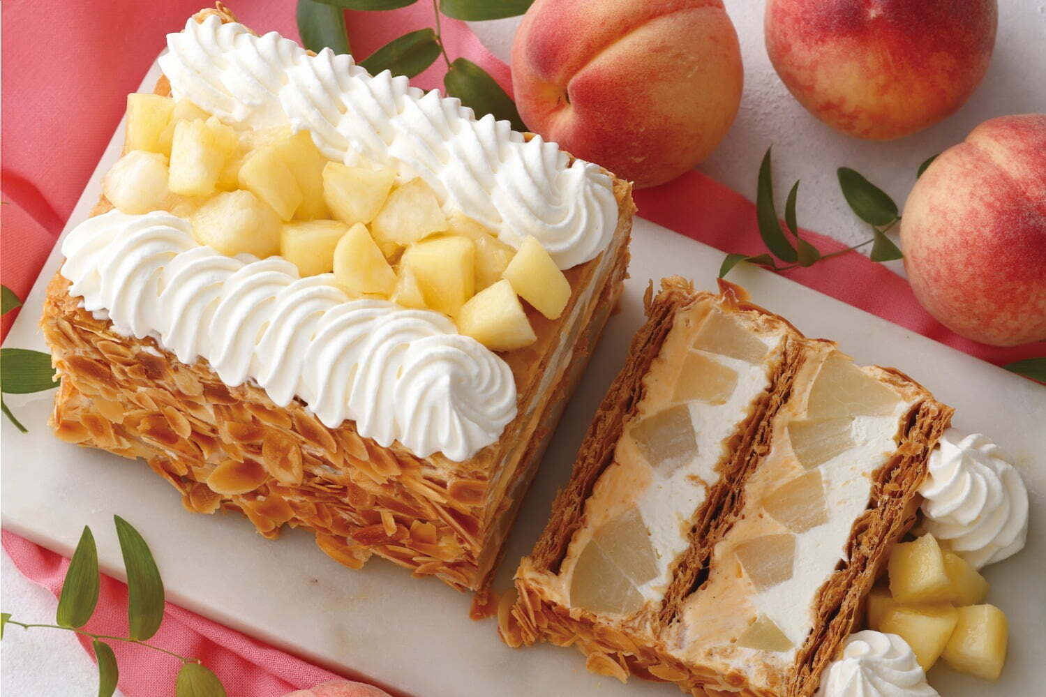 「キハチの白桃パイ」