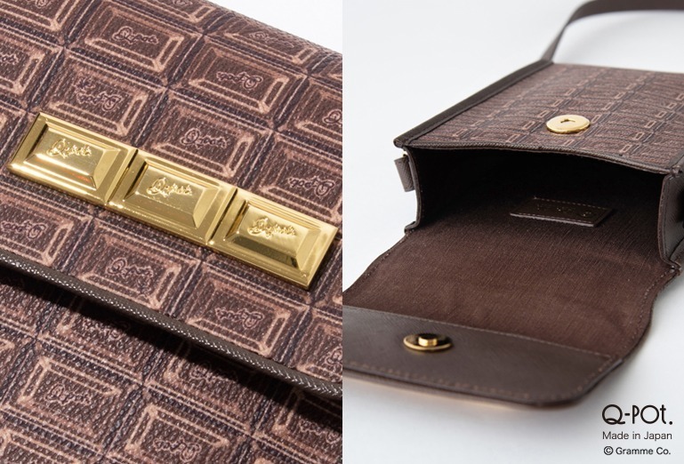 Q-pot.“ビターチョコレート”柄の新作ミニバッグ、スマートフォンやミニ財布を収納｜写真9