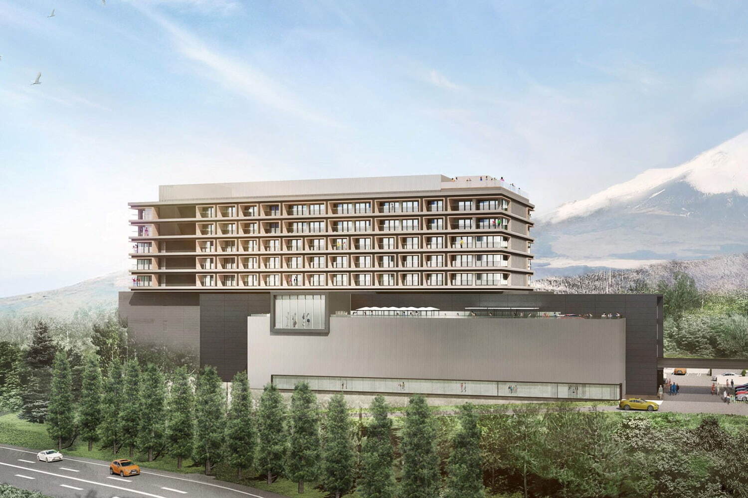 日本初｜トヨタ×ハイアットの新ホテル「富士スピードウェイホテル」ダイナミックな“サーキットビュー”の客室