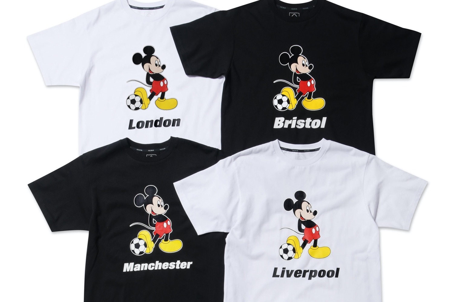 エフシーレアルブリストルの「ミッキーマウス」Tシャツ