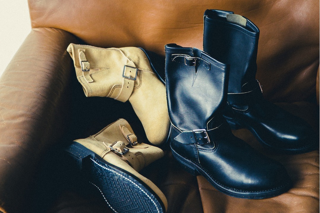 ビームス×レッド・ウィング“オールブラック”ブーツ、ディッキーズとのフレアパンツも