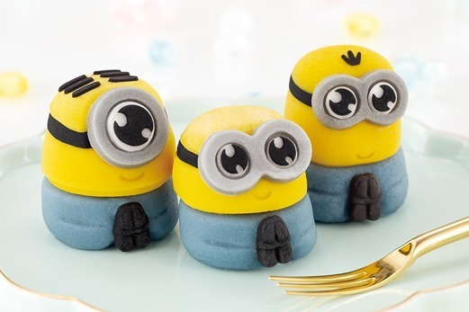 “うるうるの瞳”ミニオンが和菓子に「食べマス ミニオンズフィーバー」バナナやチョコレート味
