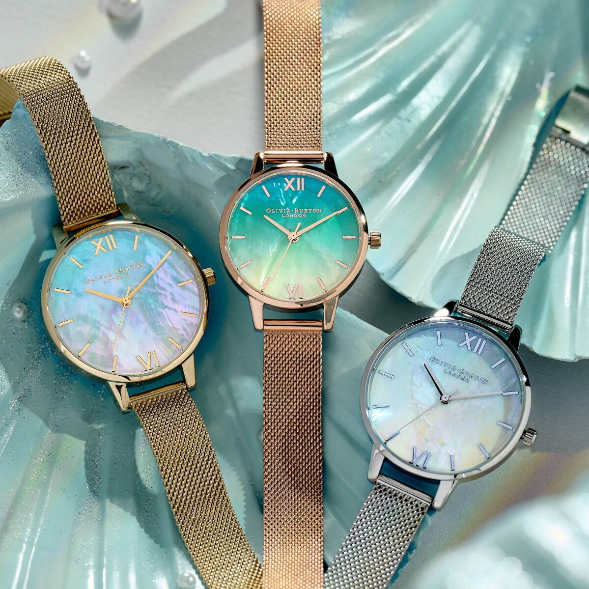 オリビア・バートンの腕時計「アンダー ザ シー」に夏の新作、海の世界