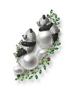 ミキモト新作ハイジュエリー - “五大陸”の野生動物を表現、パールを飾ったペンギンブローチなど｜写真7