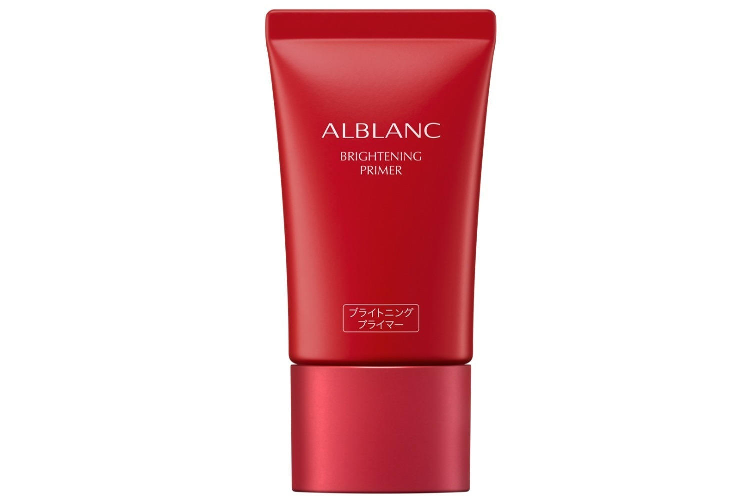 アルブラン2022年秋コスメ、“忍ばせレッド”の血色感ツヤ下地「ブライトニングプライマー」