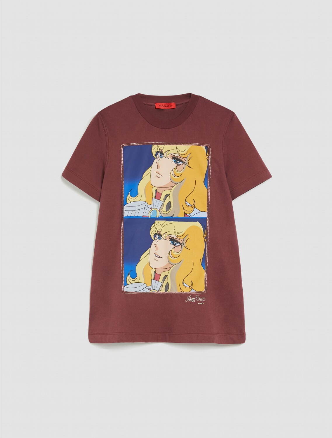 マックス アンド コー×アニメ「ベルサイユのばら」“オスカル”のTシャツ
