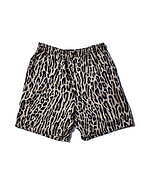 ワコマリア×マインデニム“レオパード柄”ハワイアンシャツ＆ショーツ、光沢キュプラデニム使用｜写真4