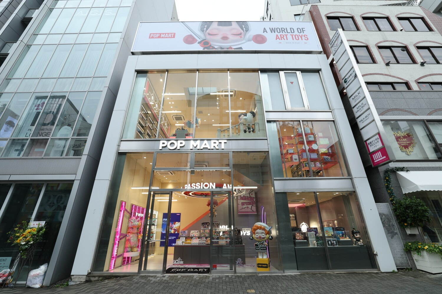 中国発デザイナーズトイポップマート原宿に1号店、小さな