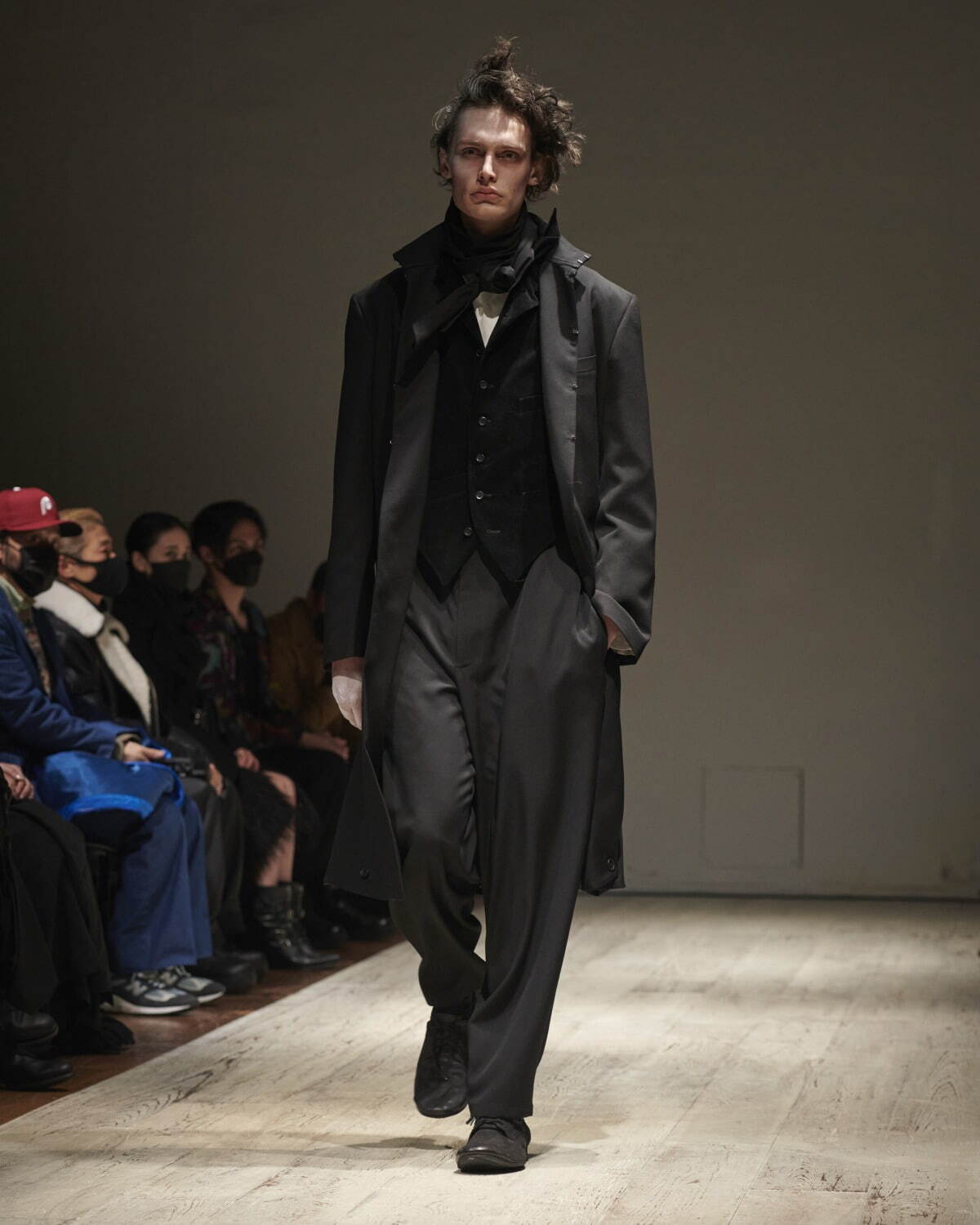 yohji yamamoto pour homme 22aw フリルブラウス