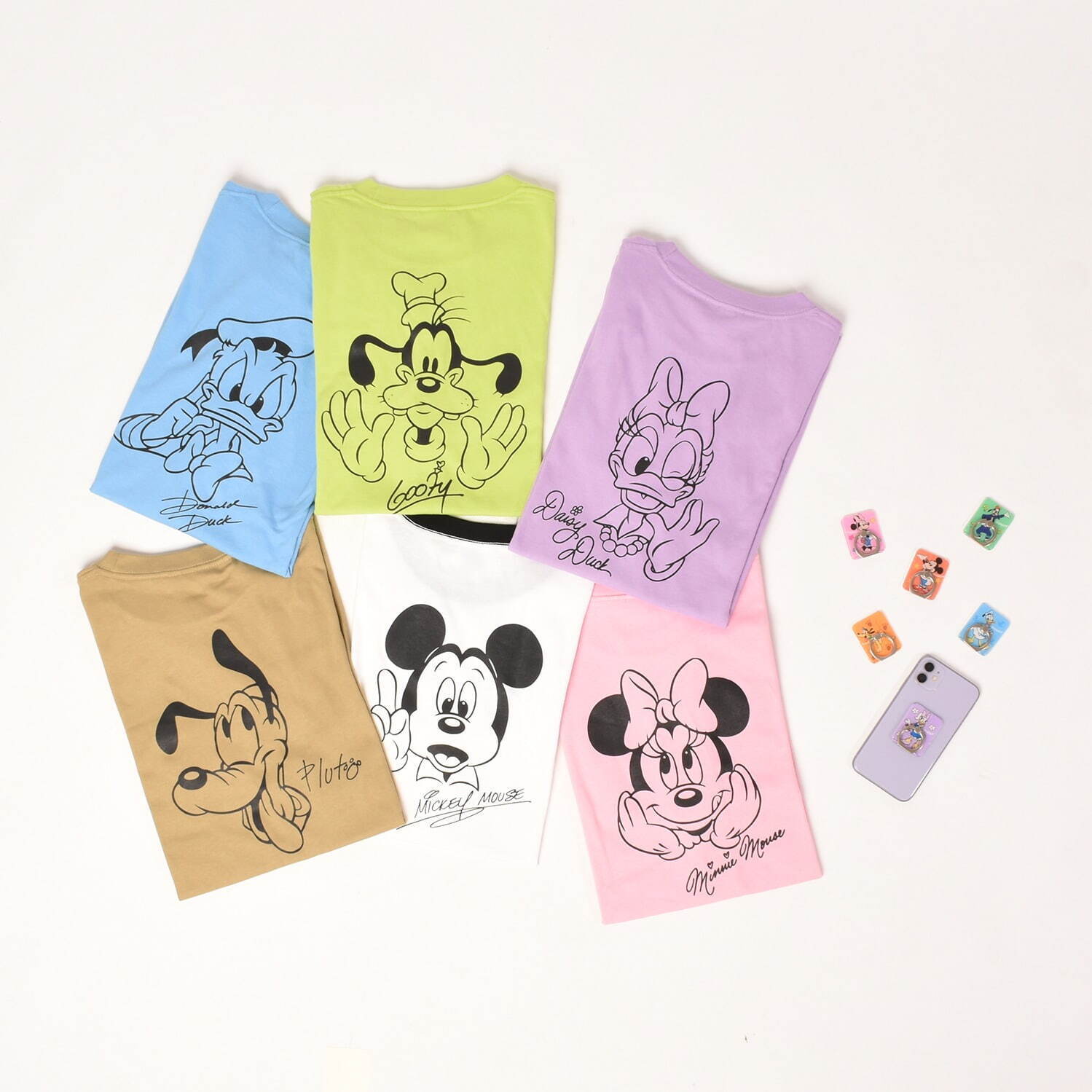 ミッキー＆フレンズの限定アイテムがルミネエスト新宿に、ミッキーの総柄Tシャツやコミック柄スウェット｜写真5