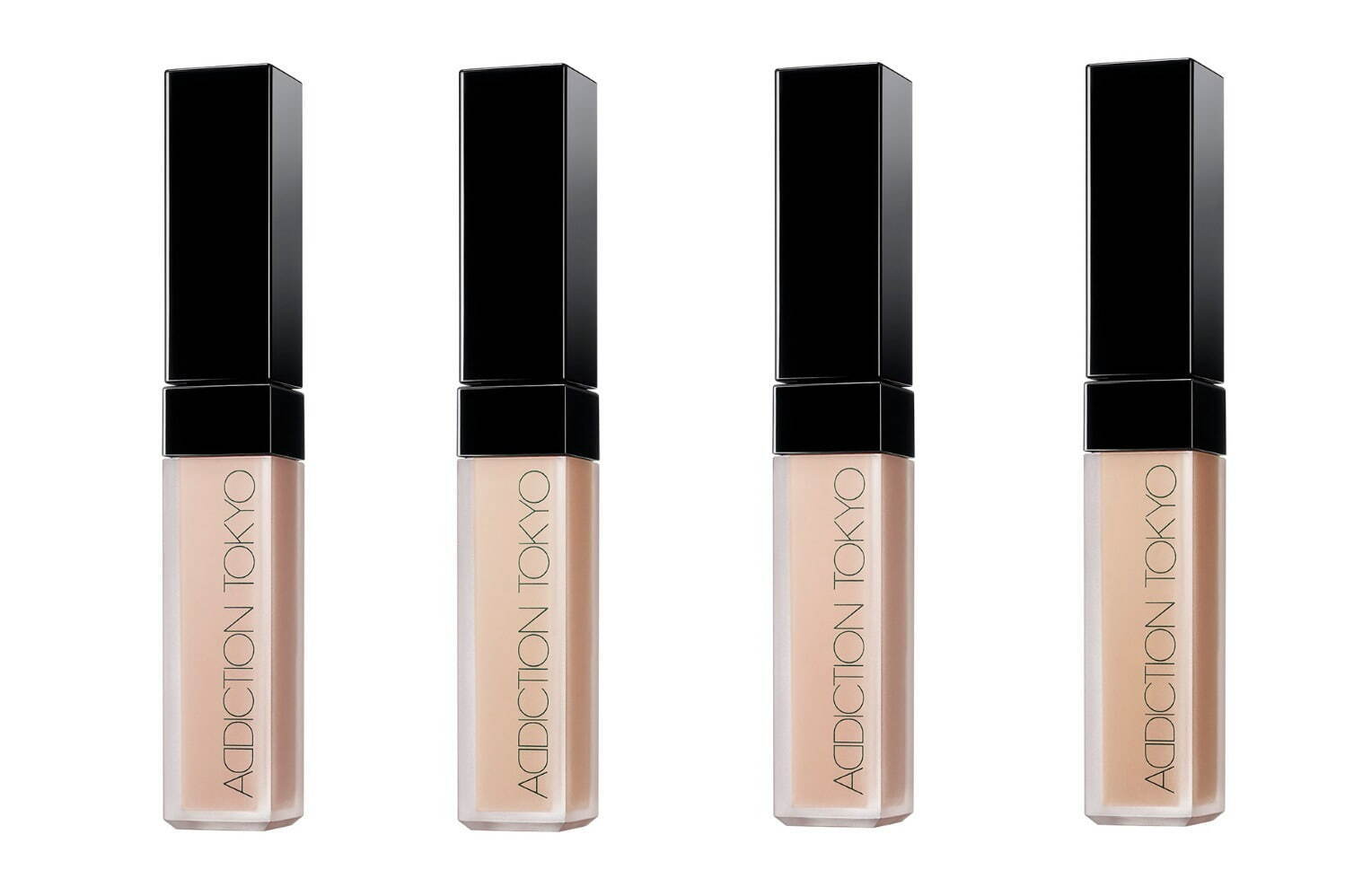 左から) スキンリフレクト　フィックス　コンシーラー 001、002、003、004 各6.5mL 各3,850円
