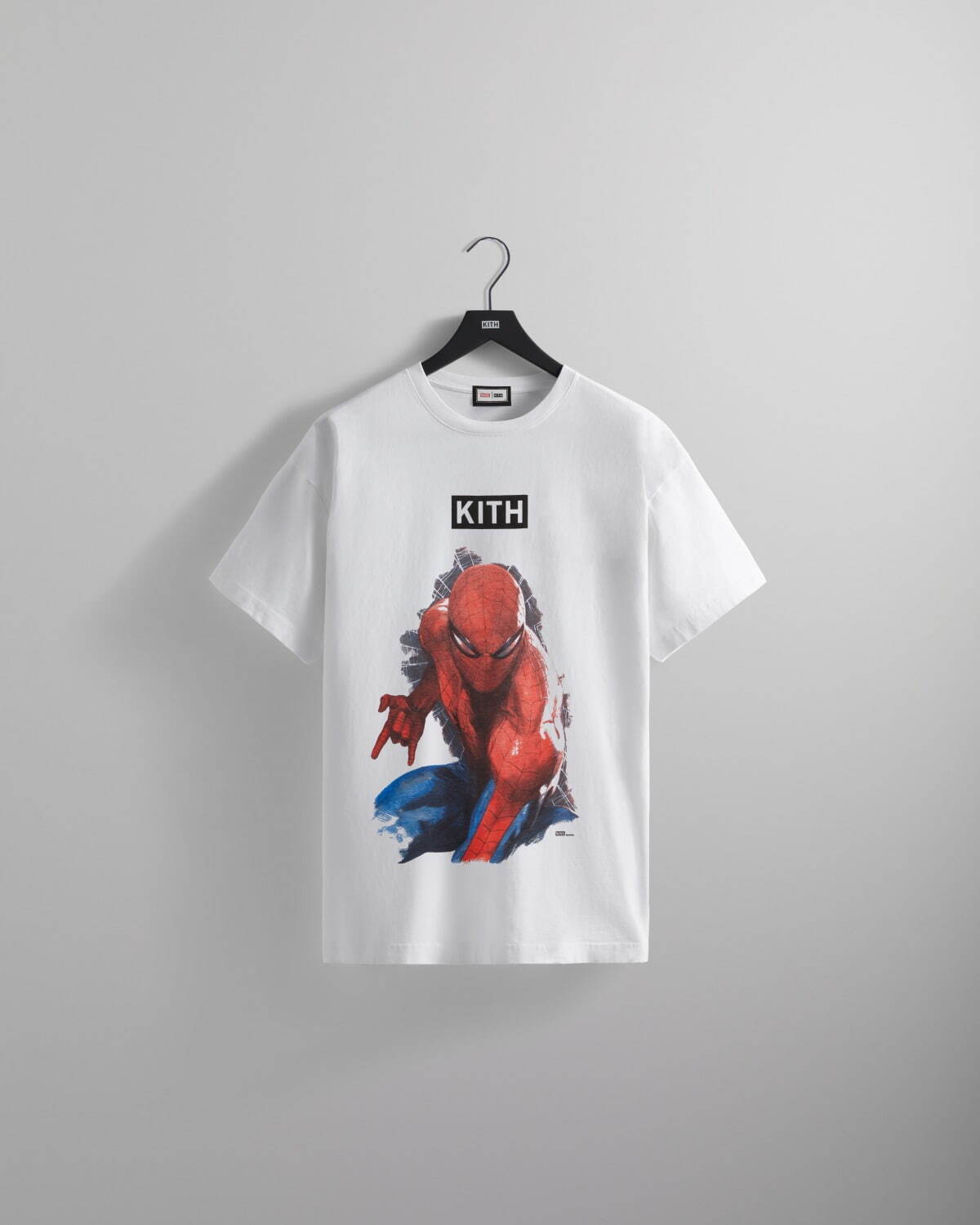 KITH ￼スパイダーマンT 白　M Tシャツ/カットソー(半袖/袖なし) 人気商品オススメ