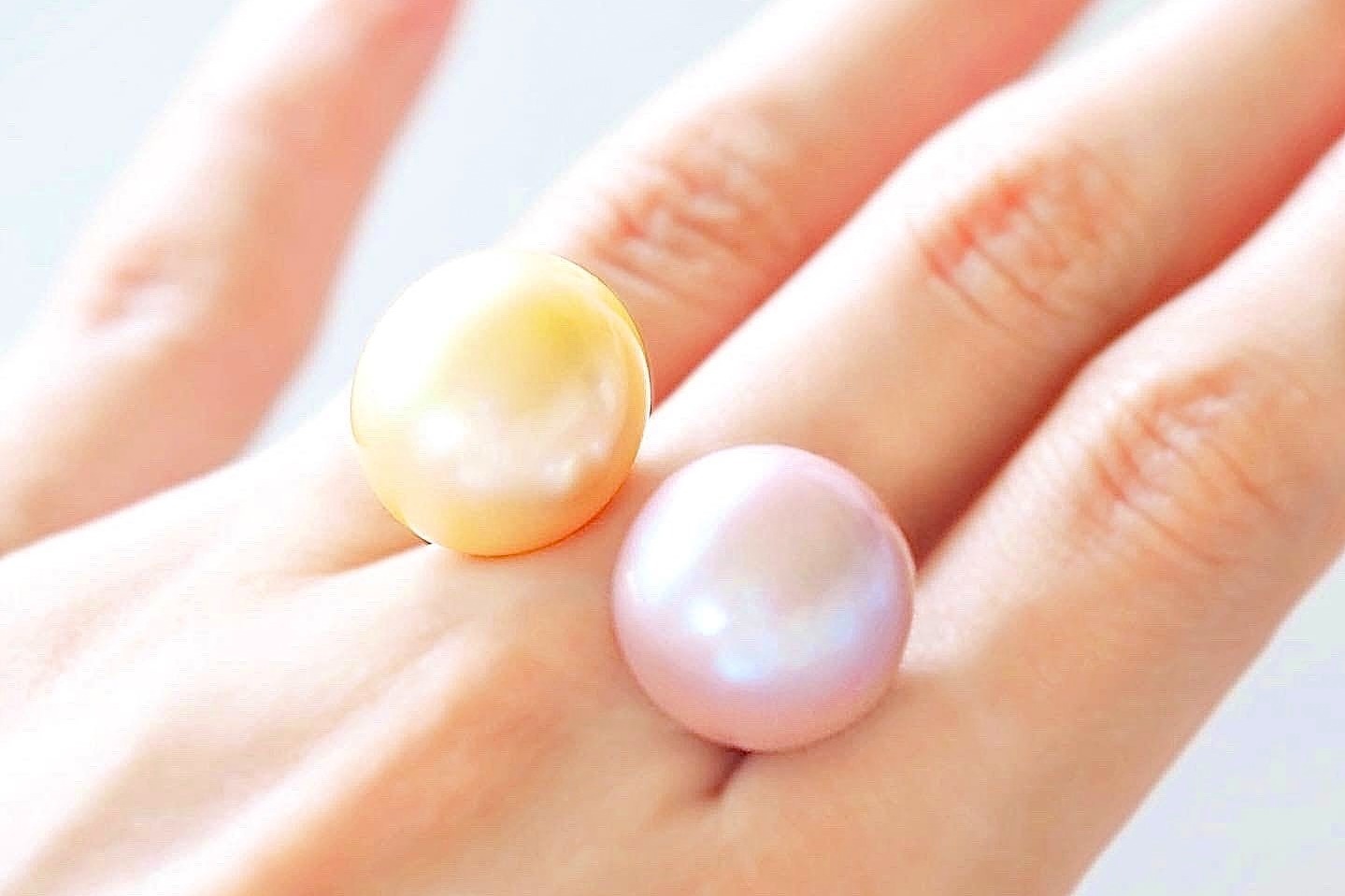 mika jewellery ミカジュエリー☆パライバトルマリン×パールリング ミカジュエリー 大人のファンタジーを描くラグジュアリー