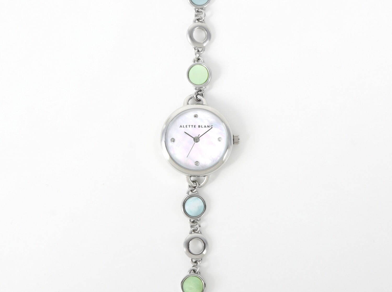 アレットブラン“キャンディ”イメージのブレスレット腕時計、ミントティーやフランボワーズカラー｜写真8