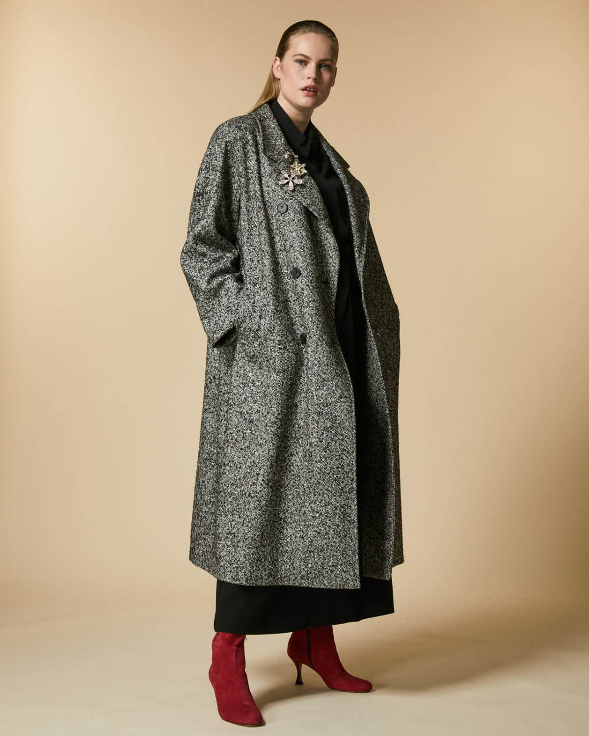 美品】MARINA RINALDI マリナリナルディ ロングコート 15号 - library 