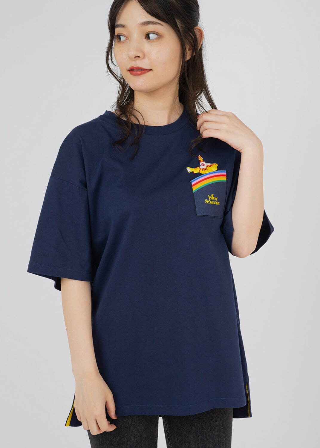 Tシャツ「イエロー・サブマリンレインボー」3,500円