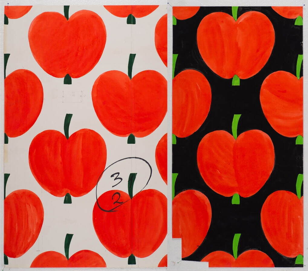 アイニ・ヴァーリ作 『オンップ(リンゴ)』原画(1972年)
フォルッサ博物館所蔵
