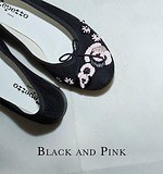 レペット(Repetto) ブラック＆ピンク｜写真1