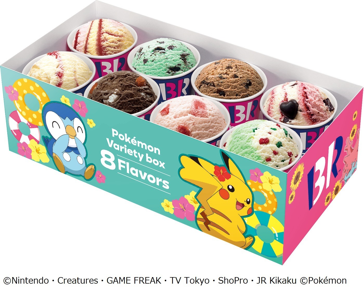 サーティワン「ポケモンフレーバー」の限定アイス、イーブイイメージの“エクレア”フレーバー初登場 ファッションプレス