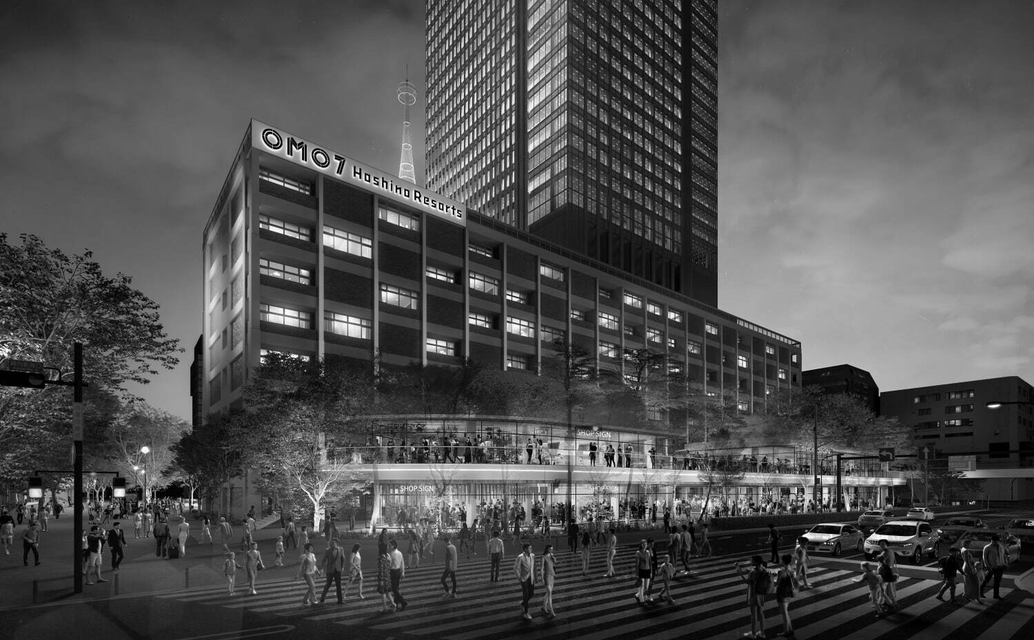 「OMO7横浜 by 星野リゾート」26年春開業、横浜市旧市庁舎の建築・アートを再利用した空間に｜写真2