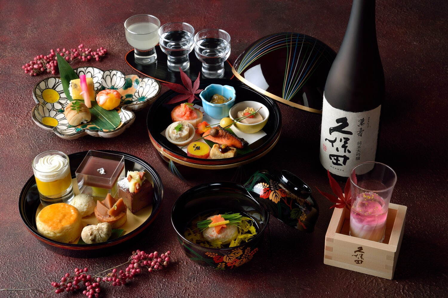 ＜ホテル椿山荘東京＞日本酒「久保田」の和アフタヌーンティー