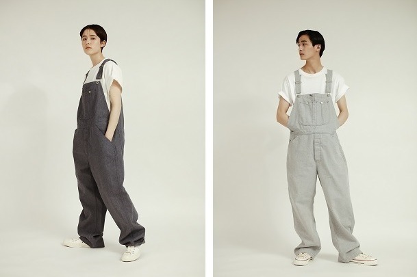 ジョンブル新作デニムコレクション、ユニセックスで楽しめる淡いカラーのデニムパンツ＆オーバーオール