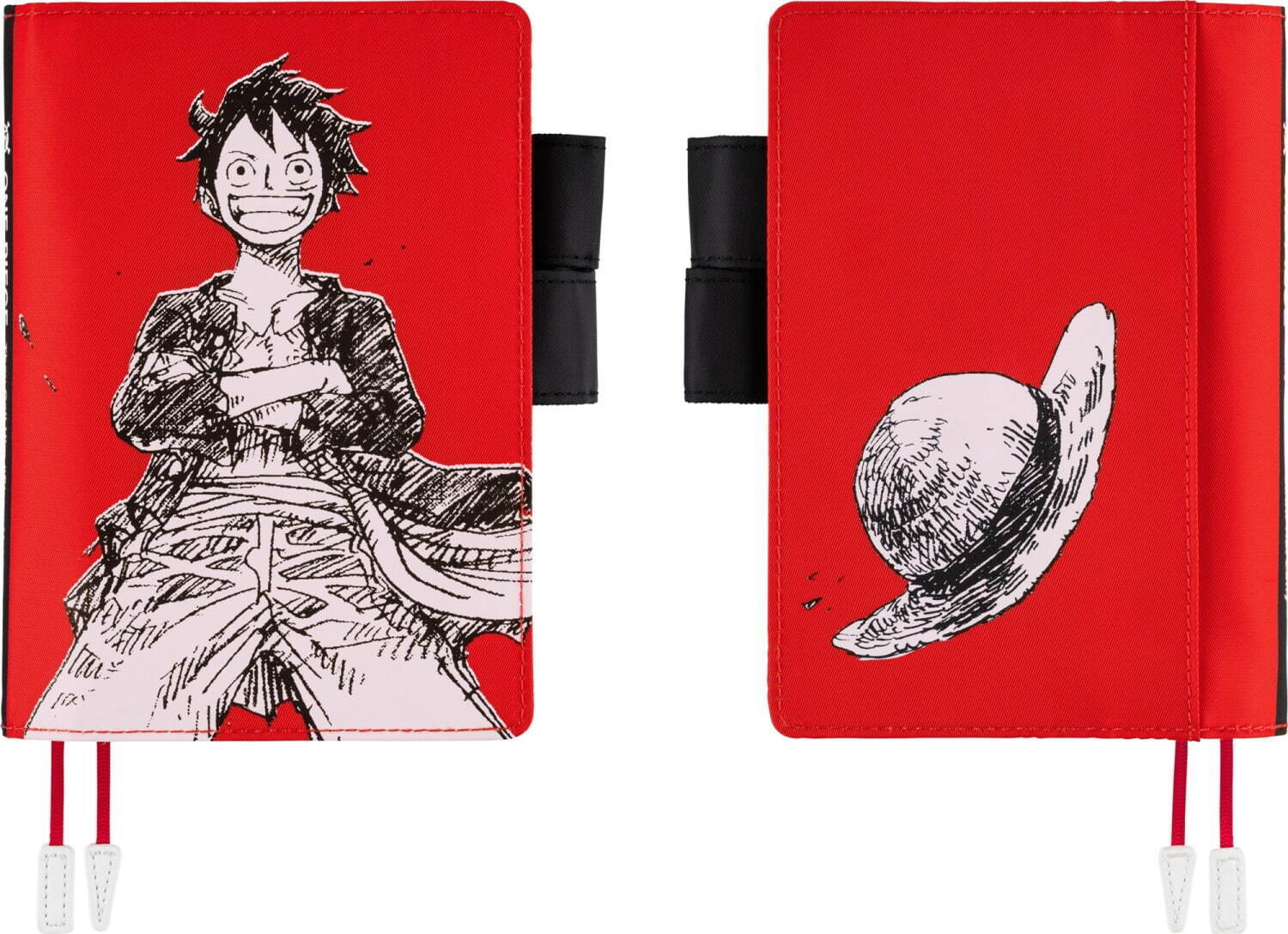 手帳カバー・オリジナルサイズ(A6)「ONE PIECE magazine/麦わらのルフィ RED」4,070円