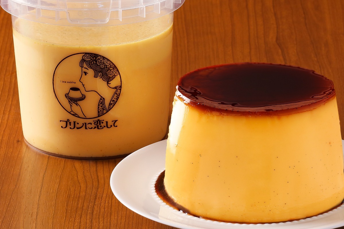 レトロなプリン専門店「プリンに恋して」“史上最大”バケツサイズの特大プリン登場