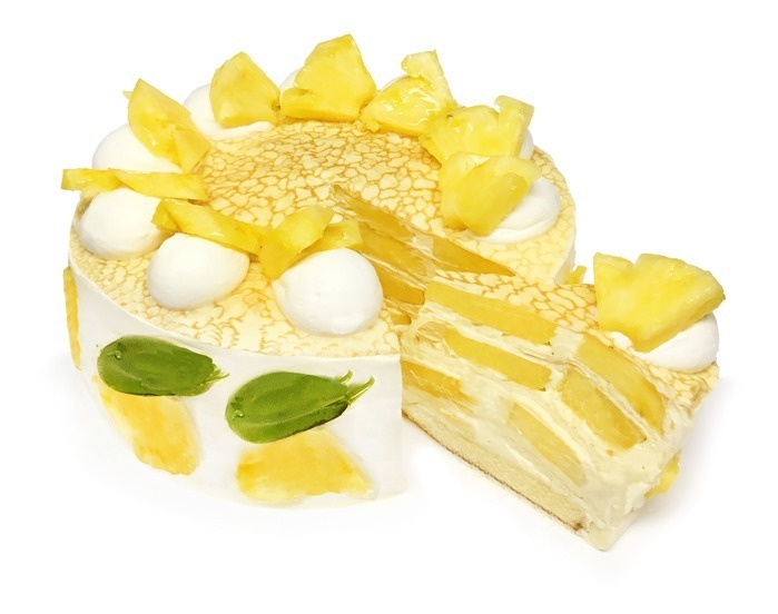 カフェコムサ(Cafe comme ca) パイナップルとマンゴークリームのミルクレープ｜写真1