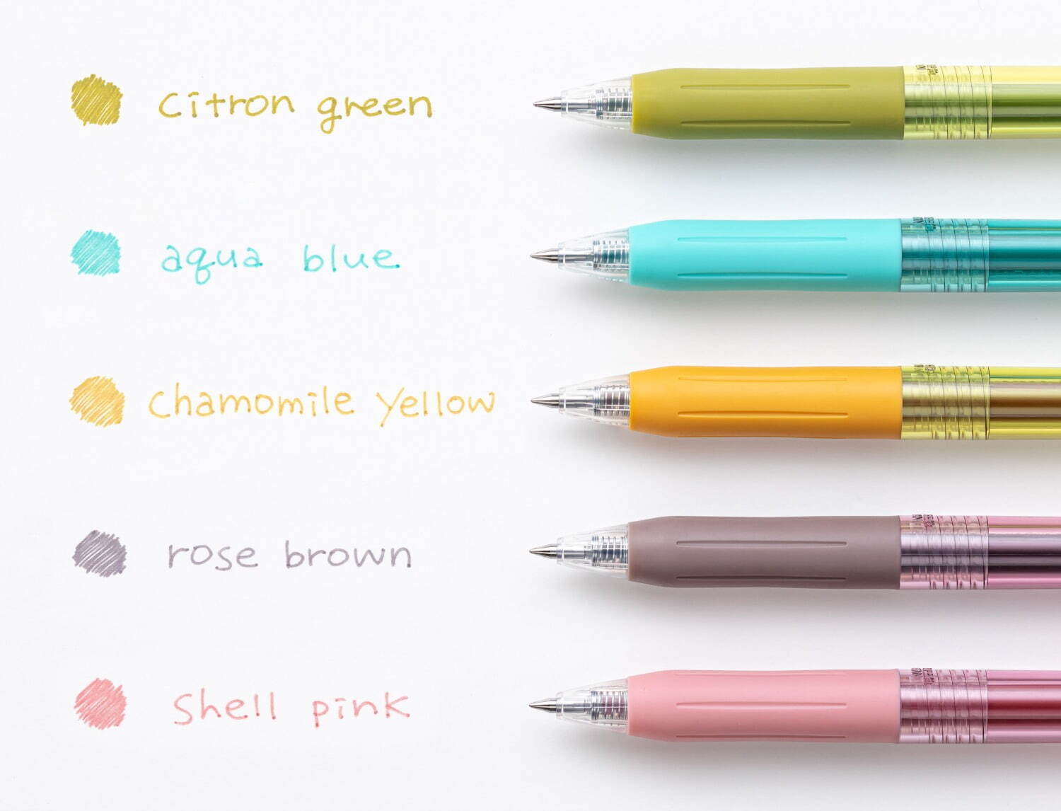 ゼブラ人気ボールペン「サラサクリップ」に限定色、“カモミールや