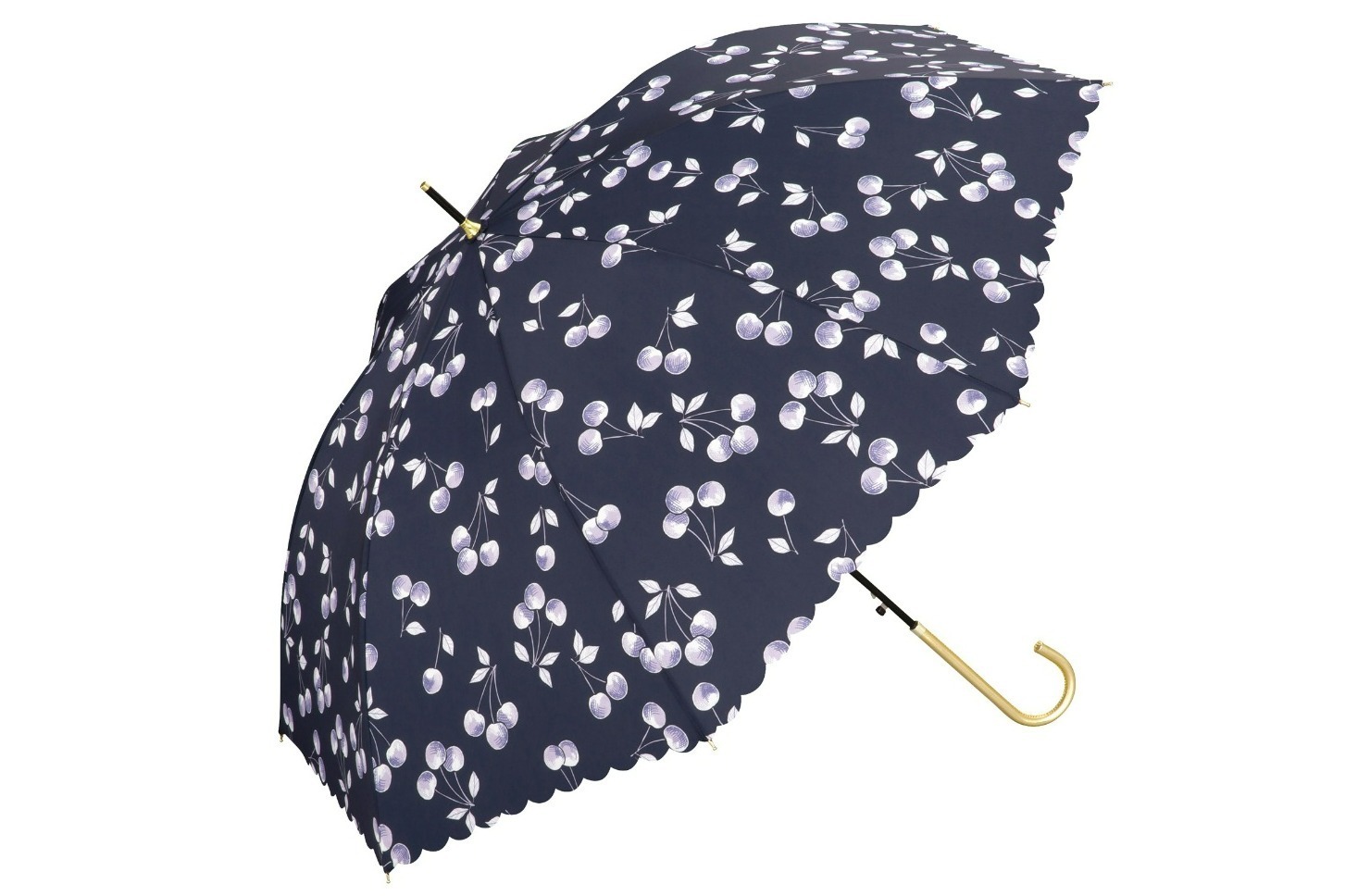 大人ガーリー｜Wpc.「チェリー柄＆ハートモチーフ」の22年秋冬レイングッズ、長傘や折り畳みOKなミニアンブレラ